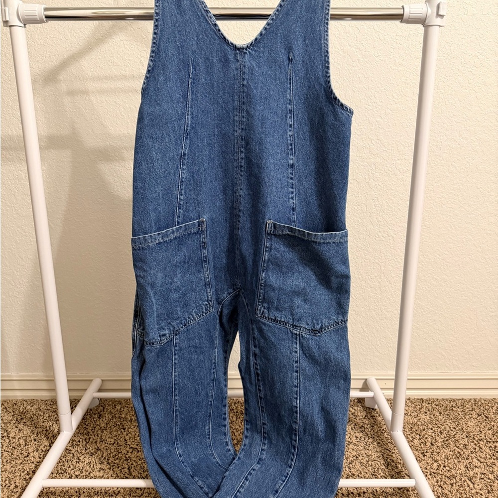 Free People We The Free High Roller Jumpsuit - Picture 2 of 2